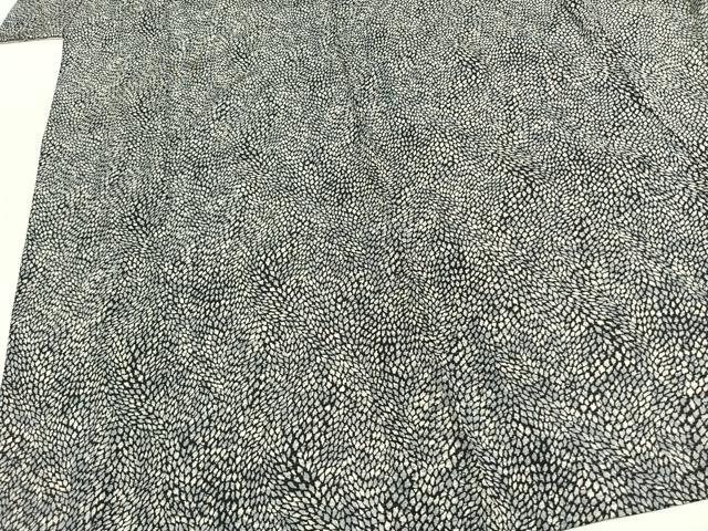 平和屋着物＊夏物 小紋 絽 氷割れ文 正絹 逸品 AABF5838fy