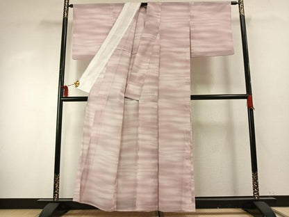 平和屋着物＊夏物 小紋 絽 霞文 洗える着物 AABF5844fy