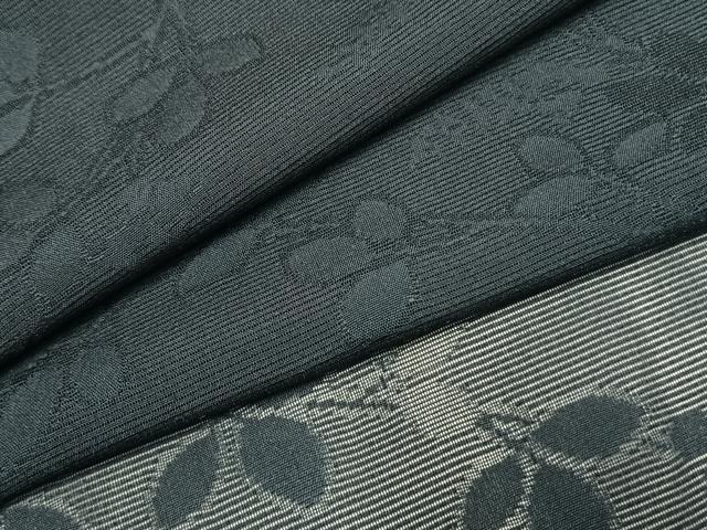 平和屋着物＊夏物　色無地　絽　萩地紋　褐返色　正絹　逸品　AABF5860fy