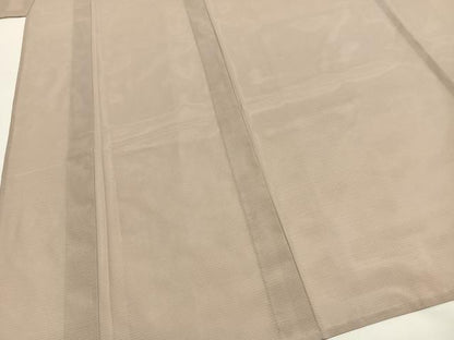 平和屋着物＊夏物 色無地 絽 亜麻色 洗える着物 AABF5867fy