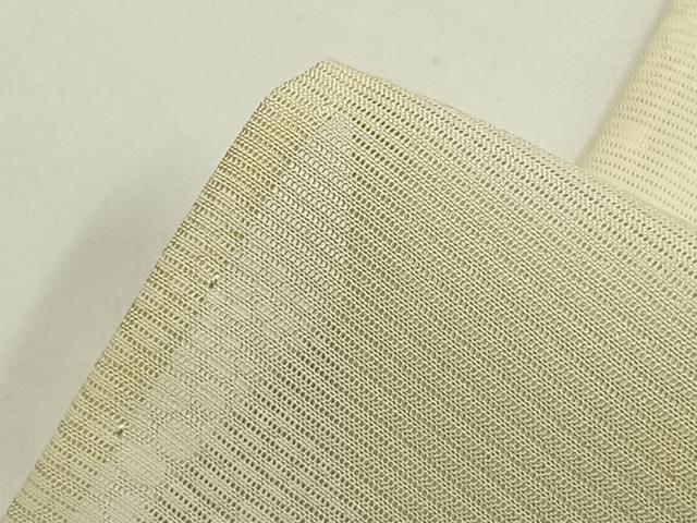 平和屋着物＊夏物 小紋 絽 双鶴文 正絹 逸品 AABF5873fy