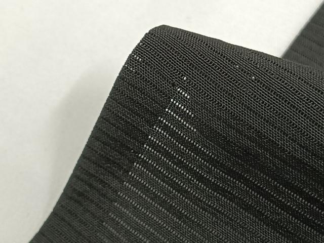平和屋着物＊夏物 訪問着 絽 刺繍 兎 黒地 正絹 逸品 AABF5887fy