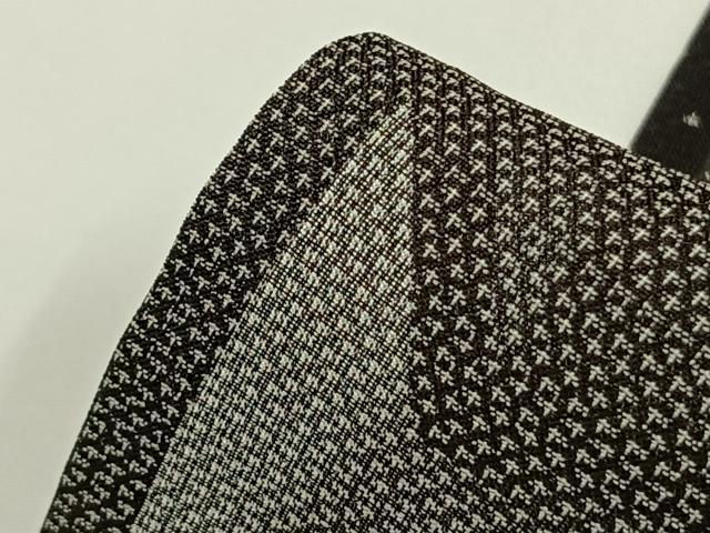 平和屋着物＊夏物 本場大島紬 夏大島 9マルキ 市松文様 正絹 逸品 AABF5889fy
