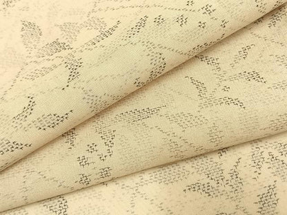 平和屋着物＊夏物 本場大島紬 夏大島 舞葉文 正絹 逸品 AABF5891fy