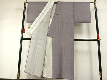 平和屋着物＊夏物 江戸小紋 絽 鶴亀 正絹 逸品 AABF5899fy