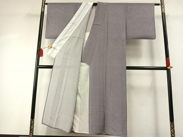 平和屋着物＊夏物 江戸小紋 絽 鶴亀 正絹 逸品 AABF5899fy