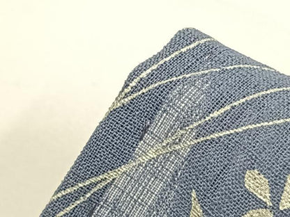 平和屋着物＊夏物 訪問着 紗 花蝶文 金彩 洗える着物 AABF5903fy