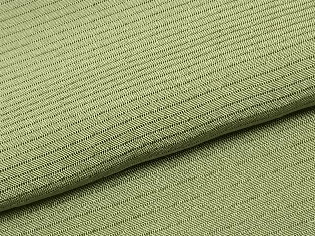 平和屋着物＊夏物 色無地 絽 若葉色 正絹 逸品 未使用 AABF5911fy