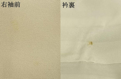 平和屋着物●訪問着　友禅　作家物　草花文　正絹　逸品　AABF5918fy