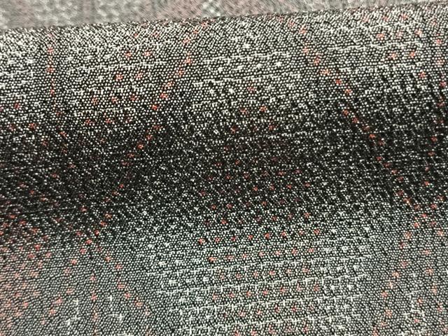 平和屋着物●本塩沢 110亀甲 亀甲文様 正絹 逸品 AABF5919fy