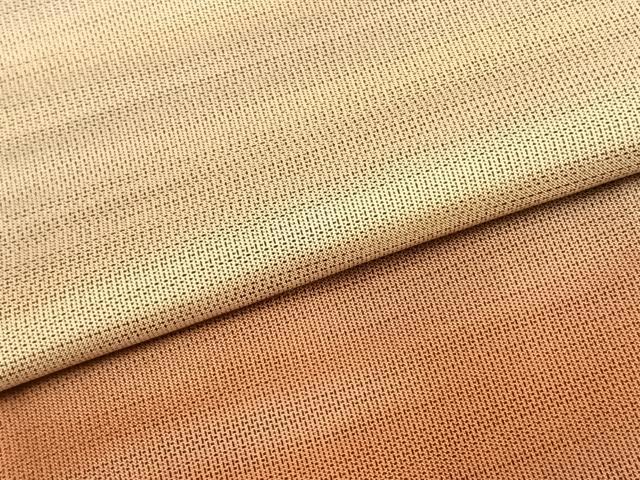 平和屋着物●本場大島紬 訪問着 霞文 暈し染め 正絹 逸品 AABF5921fy