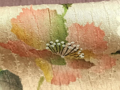 平和屋着物●訪問着 手描き 枝花文 暈し染め 正絹 逸品 未使用 AABF5924fy