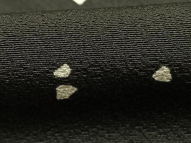 平和屋着物●訪問着 箔散らし文 黒地 正絹 逸品 AABF5930fy