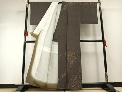 平和屋着物●訪問着　丸文　金彩　正絹　逸品　AABF5931fy