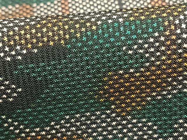 平和屋着物●本場大島紬　一元絣　樹林文　正絹　逸品　未使用　AABF5935fy