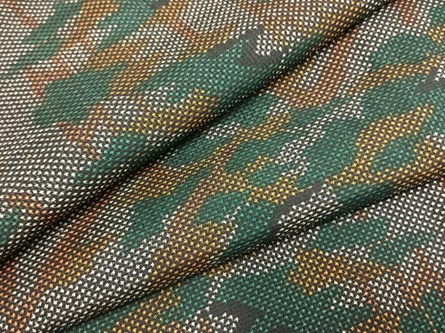 平和屋着物●本場大島紬　一元絣　樹林文　正絹　逸品　未使用　AABF5935fy