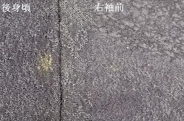 平和屋着物●訪問着 作家物 本苔染 冊子花蝶文 暈し染め 金彩 正絹 逸品 AABF5937fy