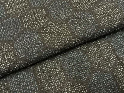平和屋着物●本場結城紬　重要無形文化財　80亀甲　亀甲文様　正絹　逸品　未使用　AABF5944fy