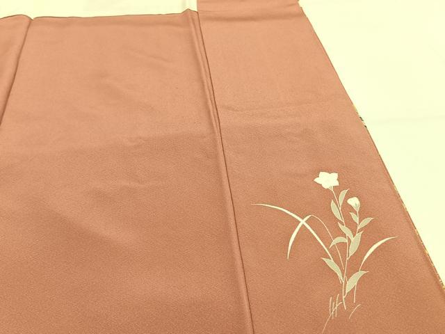 平和屋着物●訪問着 友禅 地紙花鳥文 金彩 正絹 逸品 AABF5946fy