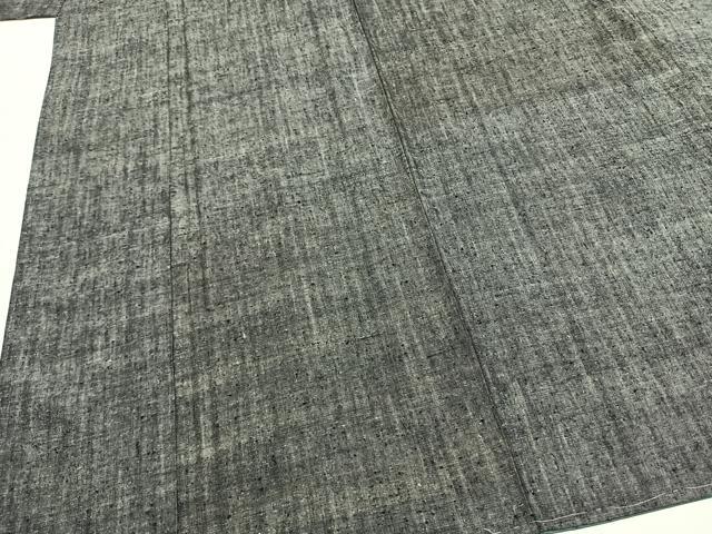 平和屋着物●上質な紬　霞文　正絹　逸品　AABF5954fy
