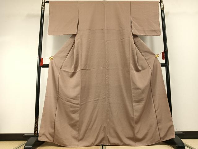 平和屋着物●江戸小紋　立分銅　正絹　逸品　未使用　AABF5957fy