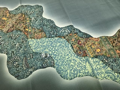 平和屋着物●訪問着 辻が花 暈し染め 正絹 逸品 未使用 AABF5964fy
