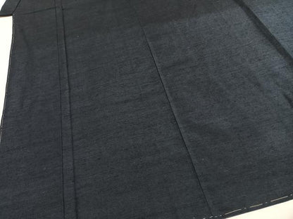 平和屋着物●男性　紬　アンサンブル　褐返色　キングサイズ　正絹　逸品　未使用　AABF5978fy