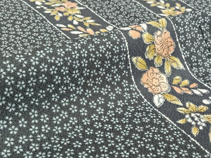 平和屋着物▽小紋 単衣 辻が花 洗える着物 AABF6001jh