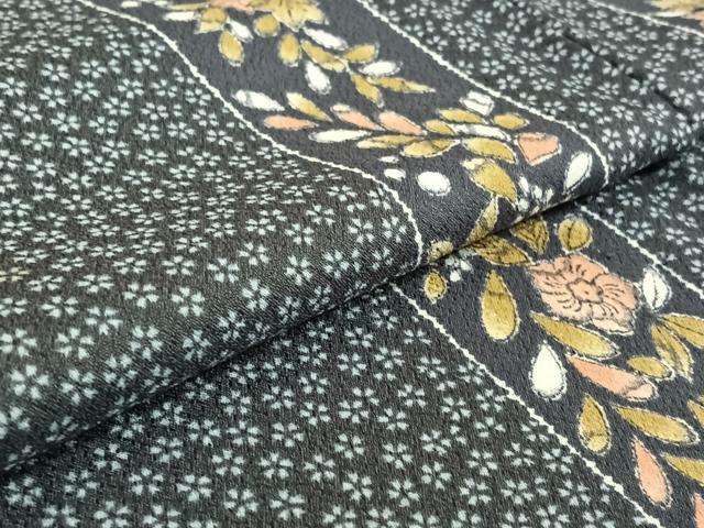 平和屋着物▽小紋 単衣 辻が花 洗える着物 AABF6001jh