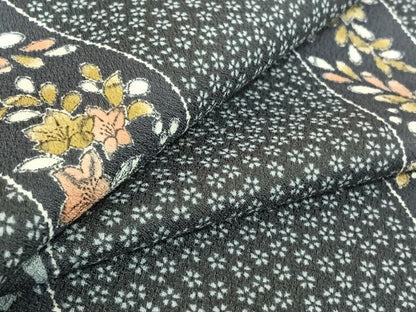 平和屋着物▽小紋 単衣 辻が花 洗える着物 AABF6001jh