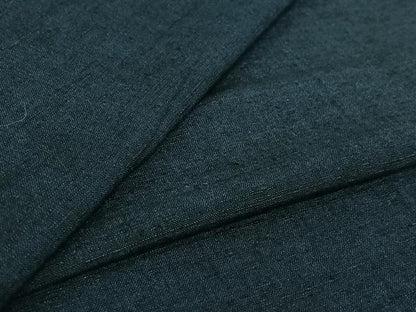 平和屋着物▽男性 紬 アンサンブル 単衣 濃藍色 正絹 逸品 AABF6006jh