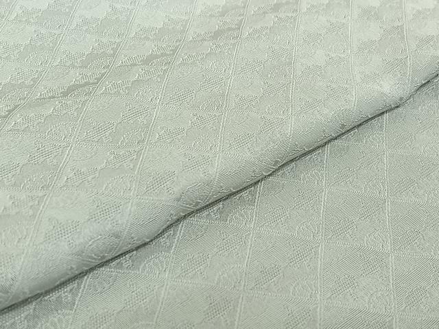平和屋着物▽上質な色無地 単衣 薄雲鼠色 正絹 逸品 AABF6022jh