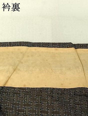 平和屋着物▽本場大島紬　龍郷絣　秋名バラ　単衣　正絹　逸品　AABF6025jh