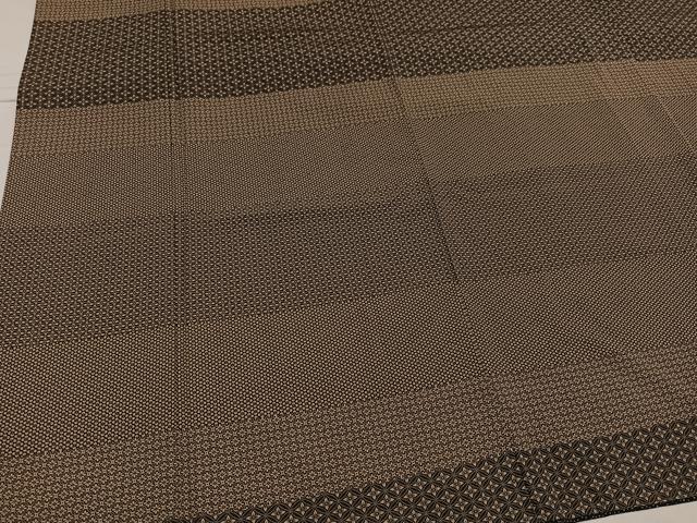 平和屋着物●江戸小紋 寄せ小紋柄 正絹 逸品 AABF6042ph