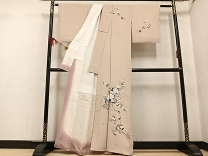 平和屋着物●訪問着 友禅 作家物 花籠文 正絹 逸品 AABF6052ph