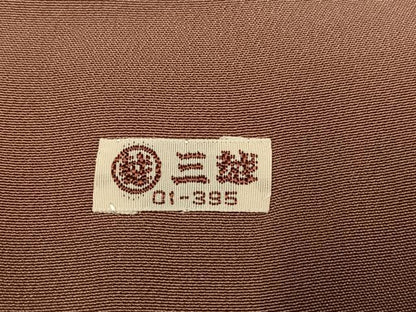 平和屋着物●江戸小紋 辛巳小紋 浜ちりめん 三越扱い 反端付き 正絹 逸品 AABF6054ph
