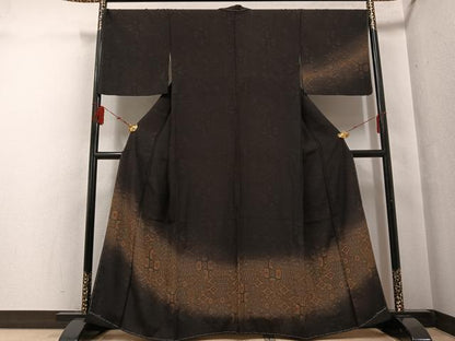 平和屋着物●訪問着 蜀江花文 暈し染め 正絹 逸品 未使用 AABF6055ph