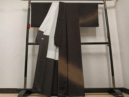 平和屋着物●訪問着 蜀江花文 暈し染め 正絹 逸品 未使用 AABF6055ph