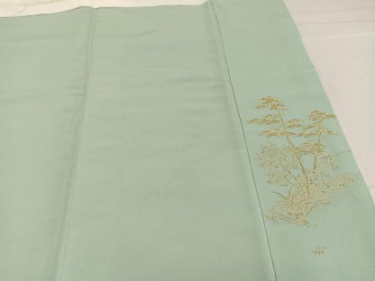 平和屋着物●豪華色留袖 寿光織 草花文 金銀糸 正絹 逸品 未使用 AABF6057ph