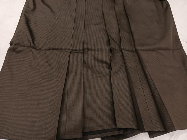 平和屋着物●男性 馬乗り袴 縞 正絹 逸品 AABF6062ph