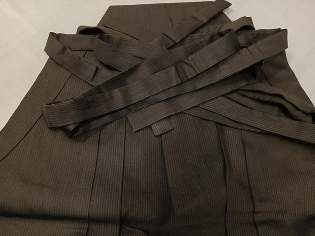 平和屋着物●男性 馬乗り袴 縞 正絹 逸品 AABF6062ph