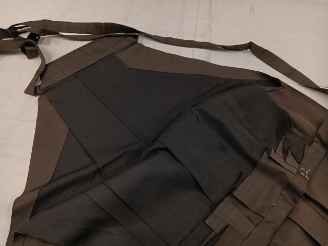 平和屋着物●男性 馬乗り袴 縞 正絹 逸品 AABF6062ph