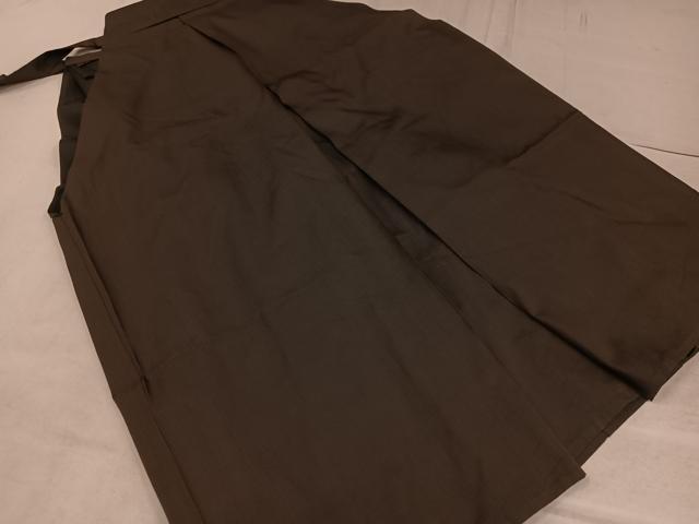 平和屋着物●男性 馬乗り袴 縞 正絹 逸品 AABF6062ph
