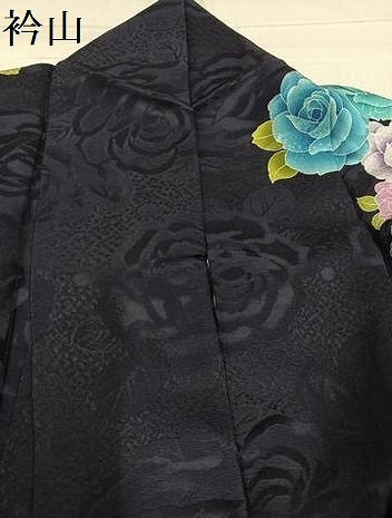 平和屋着物●豪華振袖 薔薇 暈し染め やまと誂製 正絹 逸品 AABF6067ph