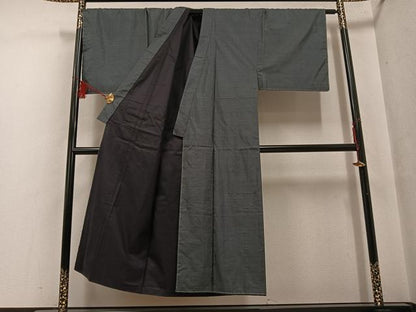 平和屋着物●男性 本場大島紬 アンサンブル 100亀甲 総詰め 正絹 逸品 未使用 AABF6078ph