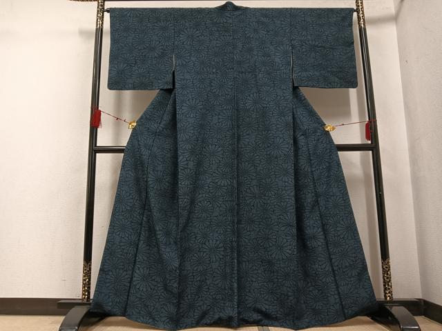 平和屋着物●塩沢紬 花尽くし ますいわ屋扱い 正絹 逸品 AABF6083ph