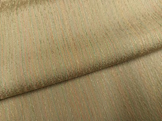 平和屋着物●上質な小紋 作家物 縞 正絹 逸品 AABF6089ph