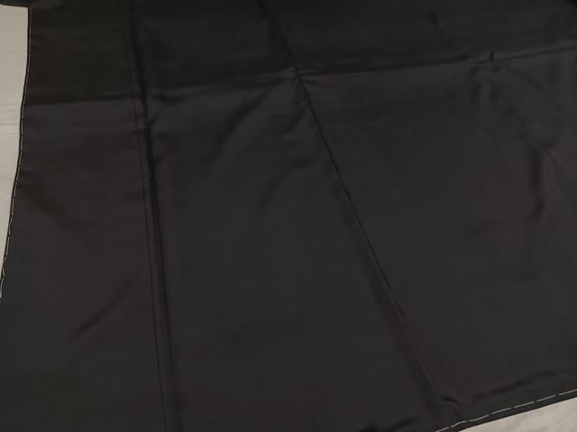 平和屋着物●本場大島紬 染大島 色無地 蝉色 正絹 逸品 未使用 AABF6092ph