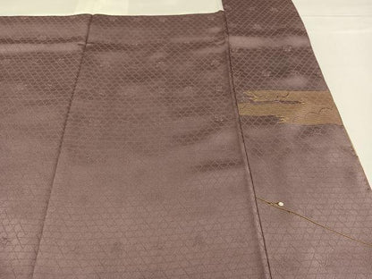 平和屋着物●訪問着 駒刺繍 鳳凰更紗鼓文 暈し染め 金彩 正絹 逸品 AABF6112ph