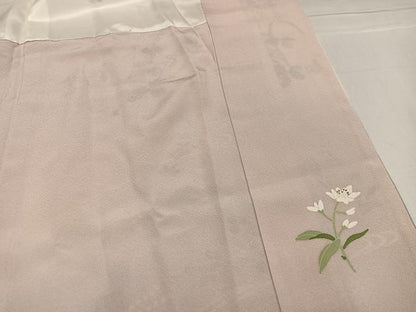 平和屋着物●訪問着 友禅 流水源氏香草花文 暈し染め さが美扱い 正絹 逸品 AABF6113ph